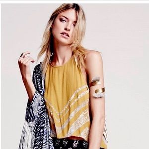 Free People | Touch of Love Side Tie Tank | M boho